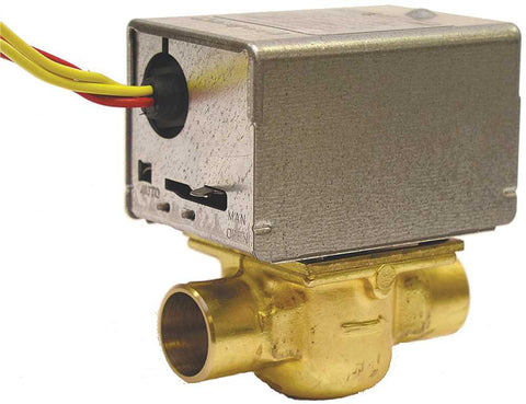 Honeywell V8043e1061 Sweat Nc Zone Valve, 24v, 3-4 In.