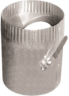 Imperial Volume Damper With Sleeve, Galvanized, 4"