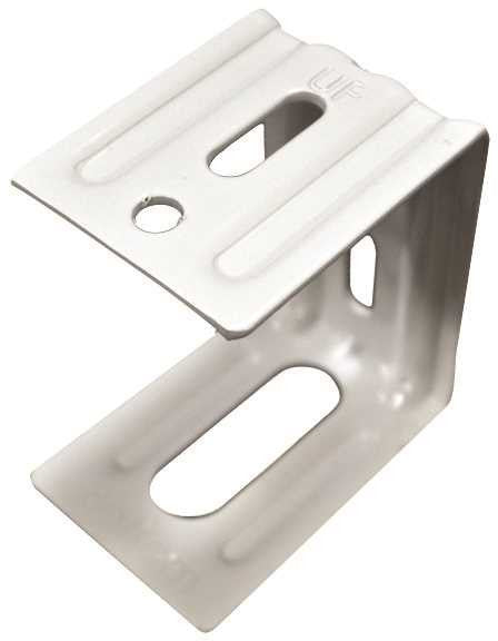 Mini Blind Center Support Bracket With Screws For 2 In. Faux Wood Blind, Set Includes 1 Bracket And 3 Screws