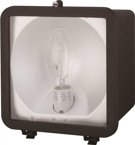 Monument Outdoor Security Floodlight With Aluminum Housing, 1 100-watt Metal Halide Lamp Included