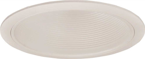 Monument Recessed Lighting 6 In. White Metal Baffle With Trim White