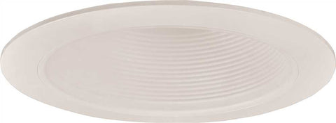 Monument Recessed Lighting 6 In. White Metal Baffle With White Trim Ring