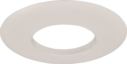 Monument Recessed Lighting 6 In. White Metal Open Trim Ring