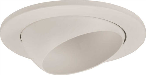 Monument Recessed Lighting Universal 4" Eyeball With White Trim Ring