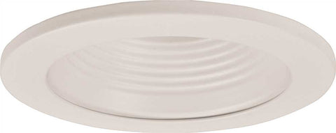 Monument Recessed Lighting Universal 4" Low Voltage White Baffle With White Trim Rings Includes Clear Glass Lens