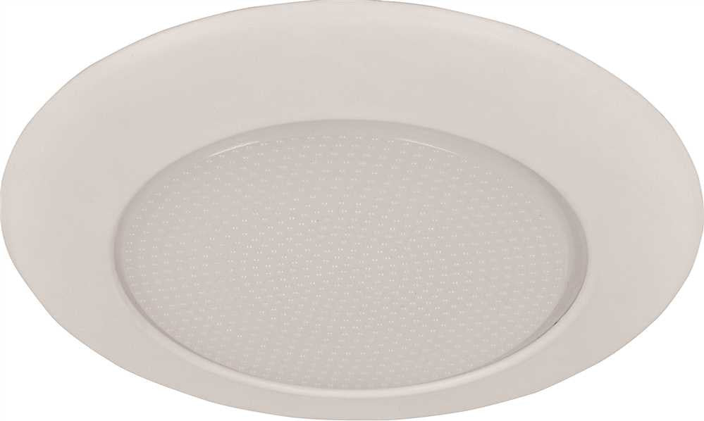 Monument Recessed Lighting 5" White Metal Vapor Trim With Albalite Lens