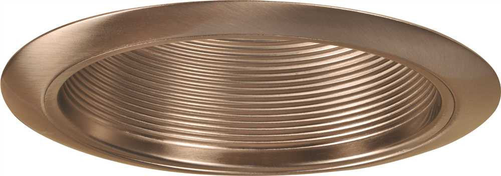 Monument Recessed Lighting 6" Bronze Baffle With Bronze Trim Ring