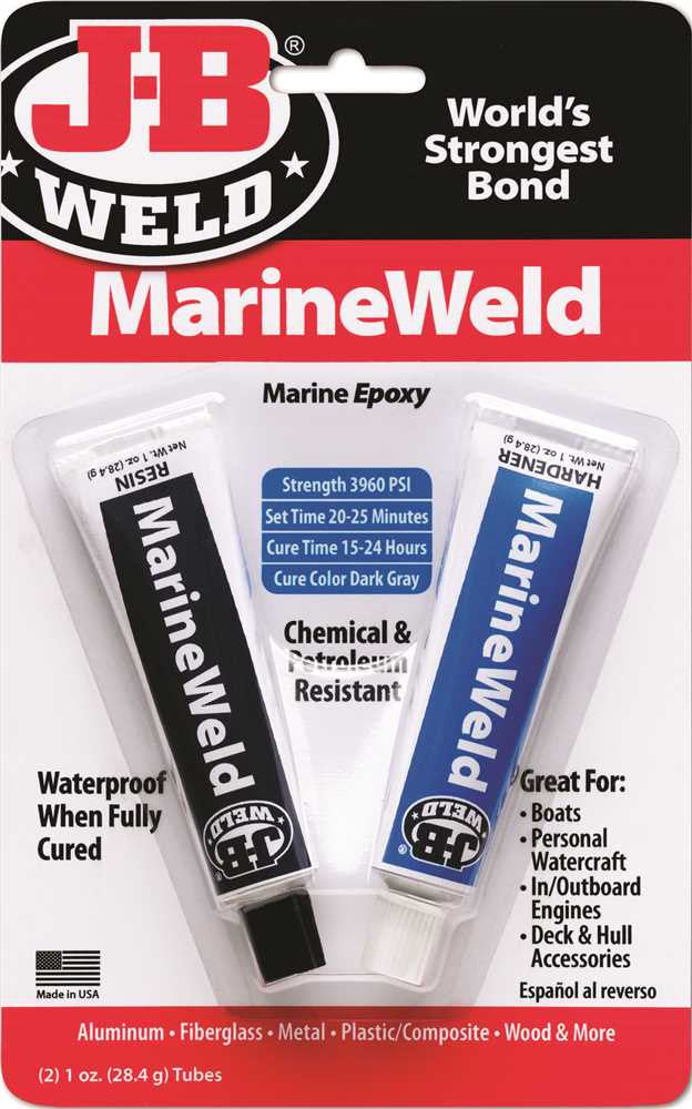 J-b Weld Marineweld Epoxy, 2 Oz.