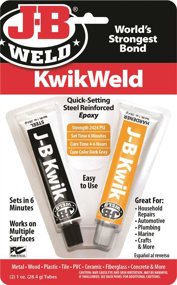 J-b Weld Kwikweld Epoxy, 2 Oz.