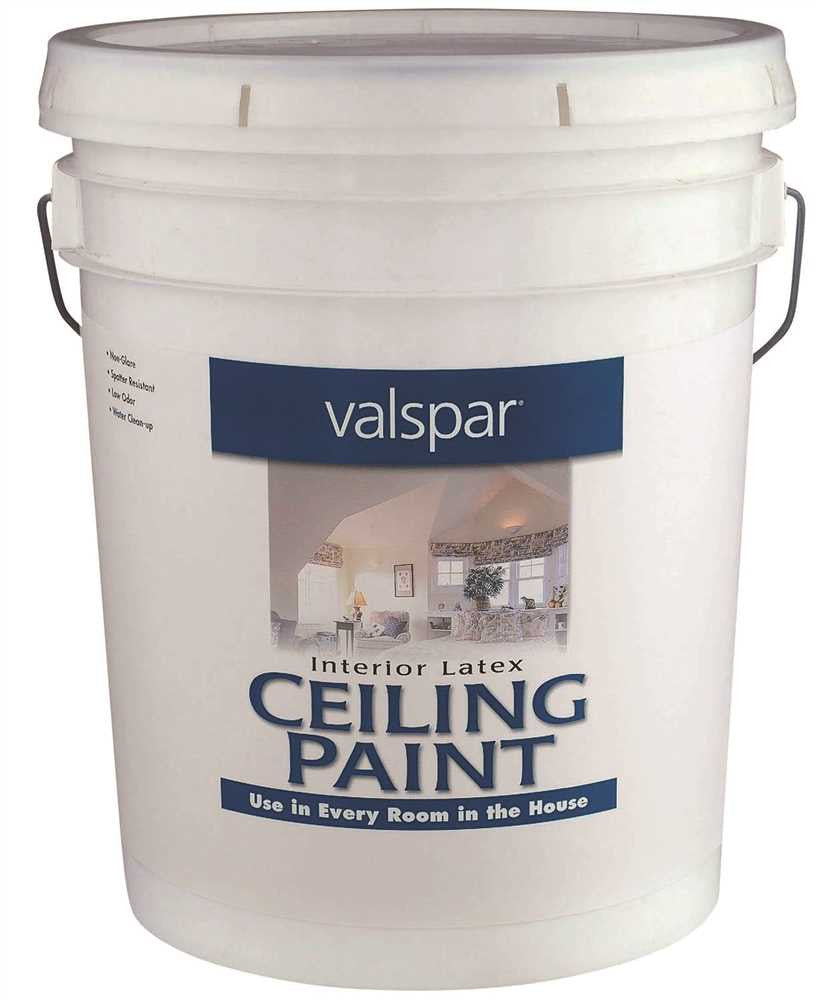 Valspar Interior Latex Ceiling Paint White, 5 Gallon