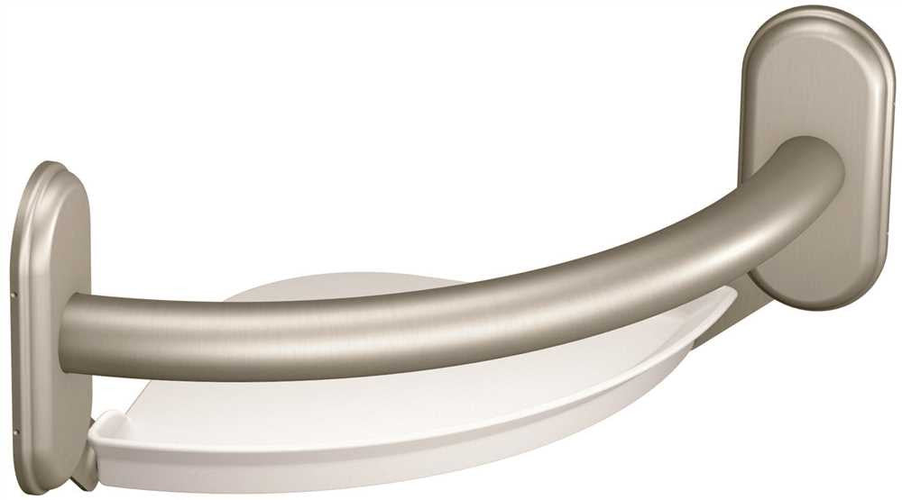 Moen Csi Grab Bar Brushed Nickel With Accessories, 9 In.