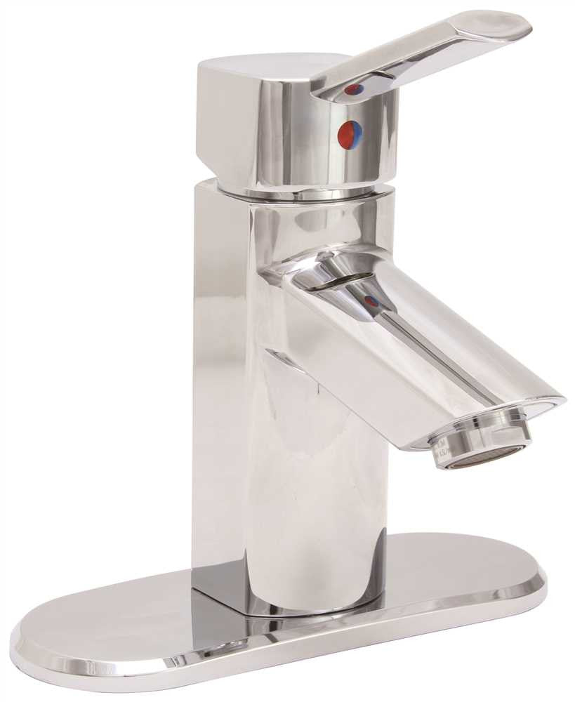 Premier Waterfront Lavatory Faucet Single Handle Chrome Less Popup