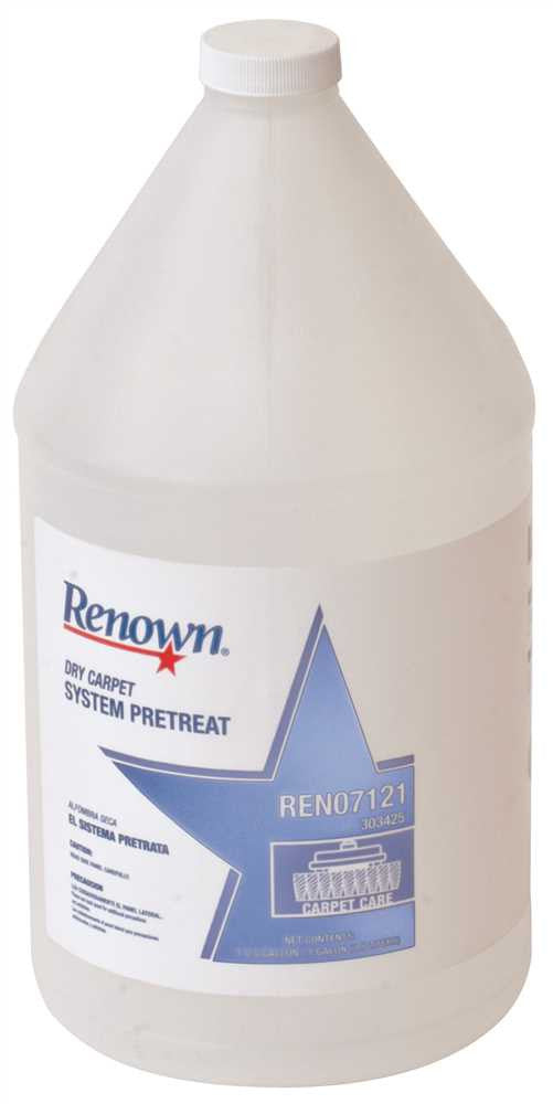 Renown&reg; Dry Carpet System Pretreat Gallon