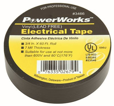 Preferred Industries&trade; Vinyl Electrical Tape, 3-4 In. X 20 Yd.