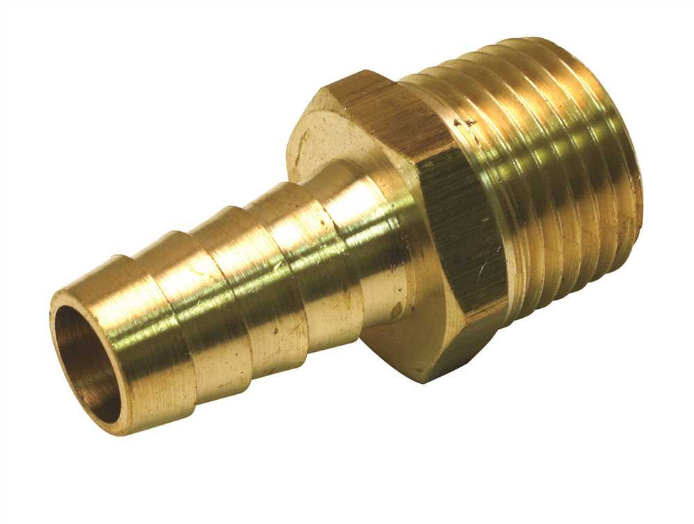 Proplus&reg; Brass Hose Barb Adapter, 1-2 In. X 1-2 In. Mip