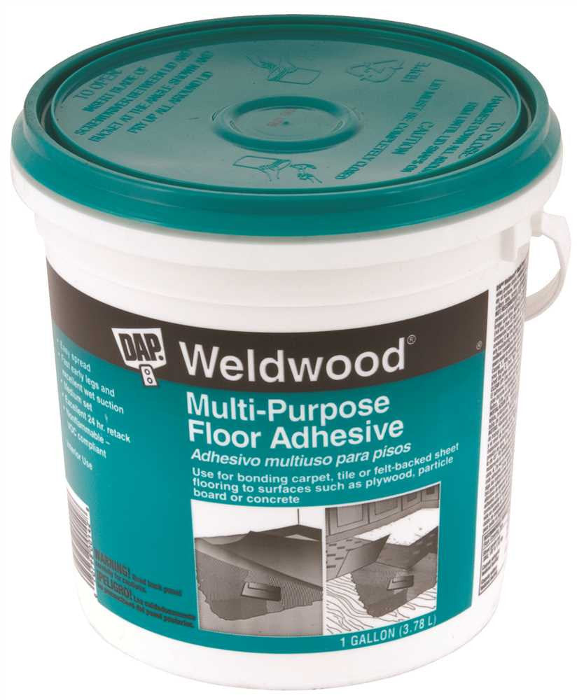 Weldwood Multi Purpose Floor Adhesive Gallon