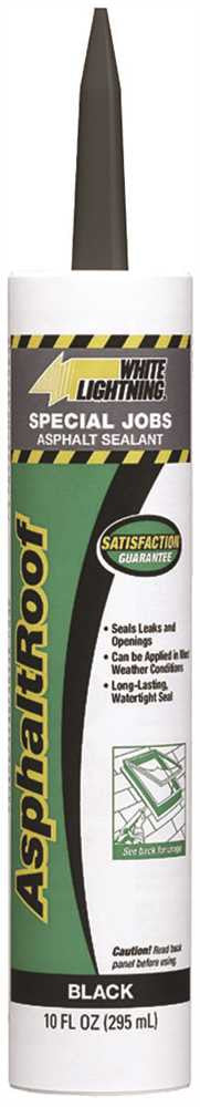 Roof Repair Caulk Black