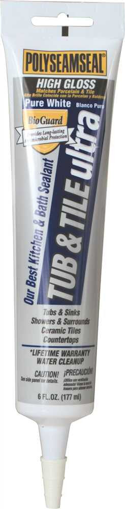 Loctite Polyseamseal Tub And Tile Ultra Sealant White, 5-1-2 Oz.