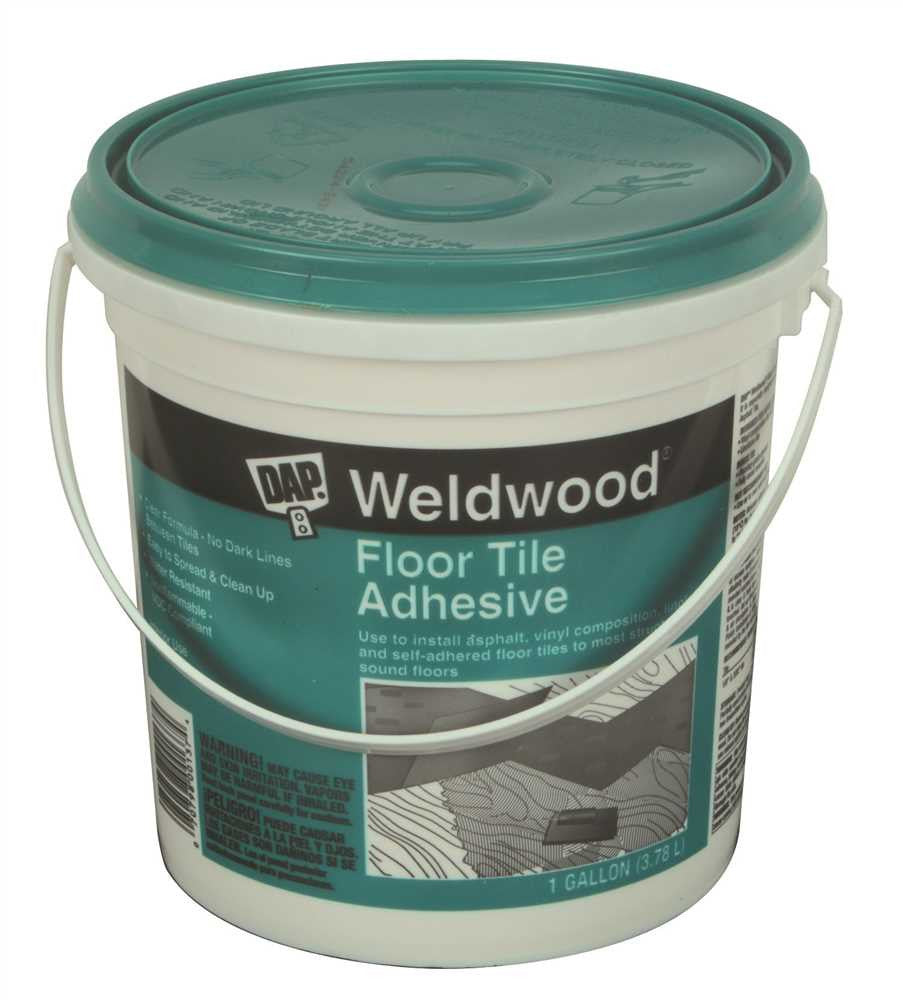 Dap&reg; Weldwood Floor Tile Adhesive Clear Gallon