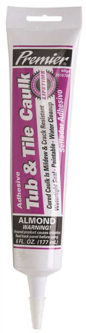 Premier&reg; Tub And Tile Adhesive Caulk Almond