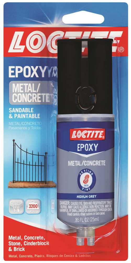 Loctite Metal And Concrete Epoxy, 0.85 Fl. Oz.