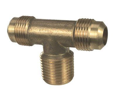 Proplus&reg; Brass Flare Tee, 1-2 In. X 1-2 In. Mip