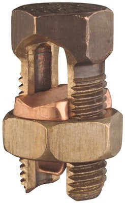 Split Bolt Connector, Equal Main And Tap 6 Solid To 8 Solid, Conductor Minimum Tap With 1 Maximum Main 14 Solid