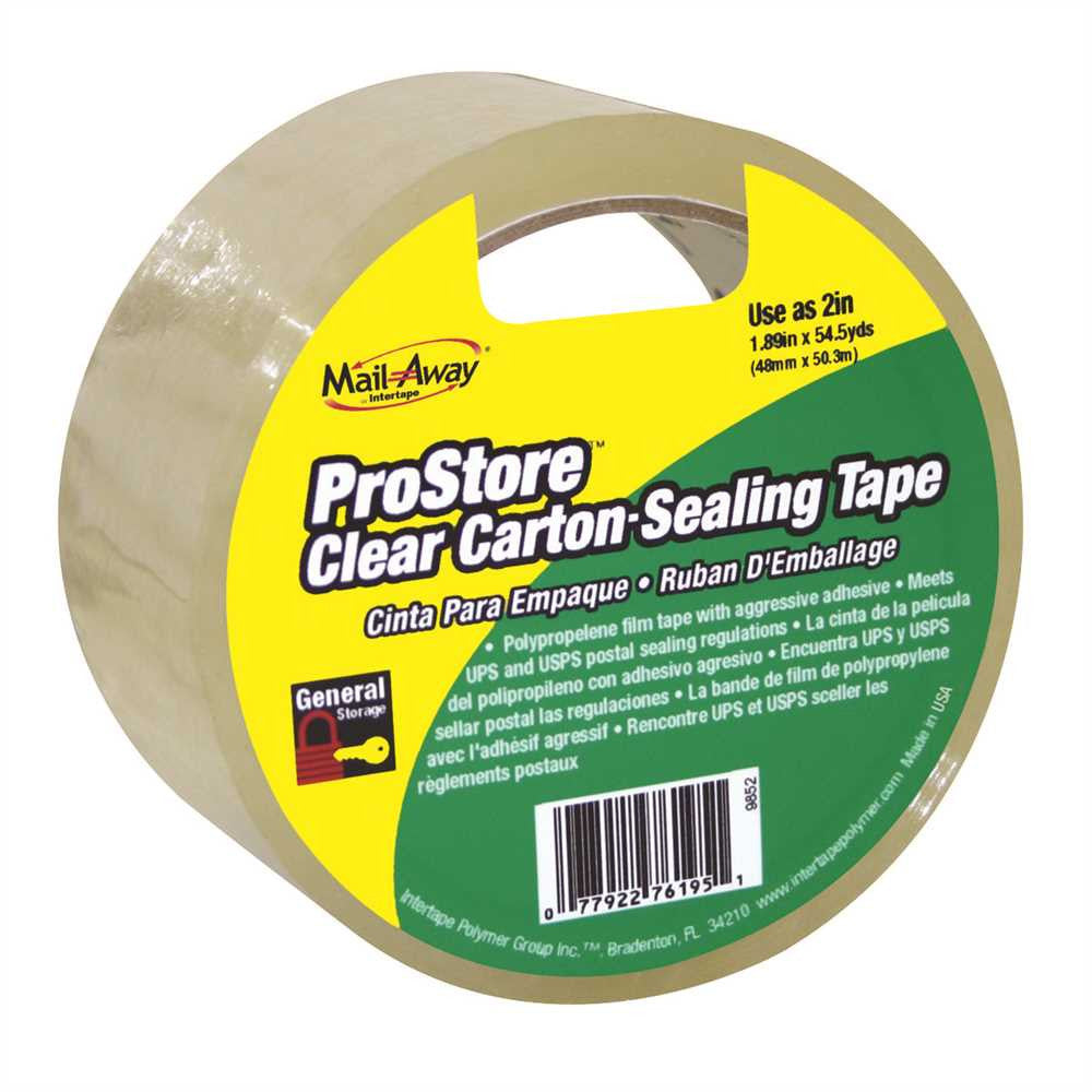 Prostore Clear To Core Premium 2.5 Mil Acrylic Carton Sealing Tape Without Dispenser 1.9" X 55 Yd., 2 Per Pack