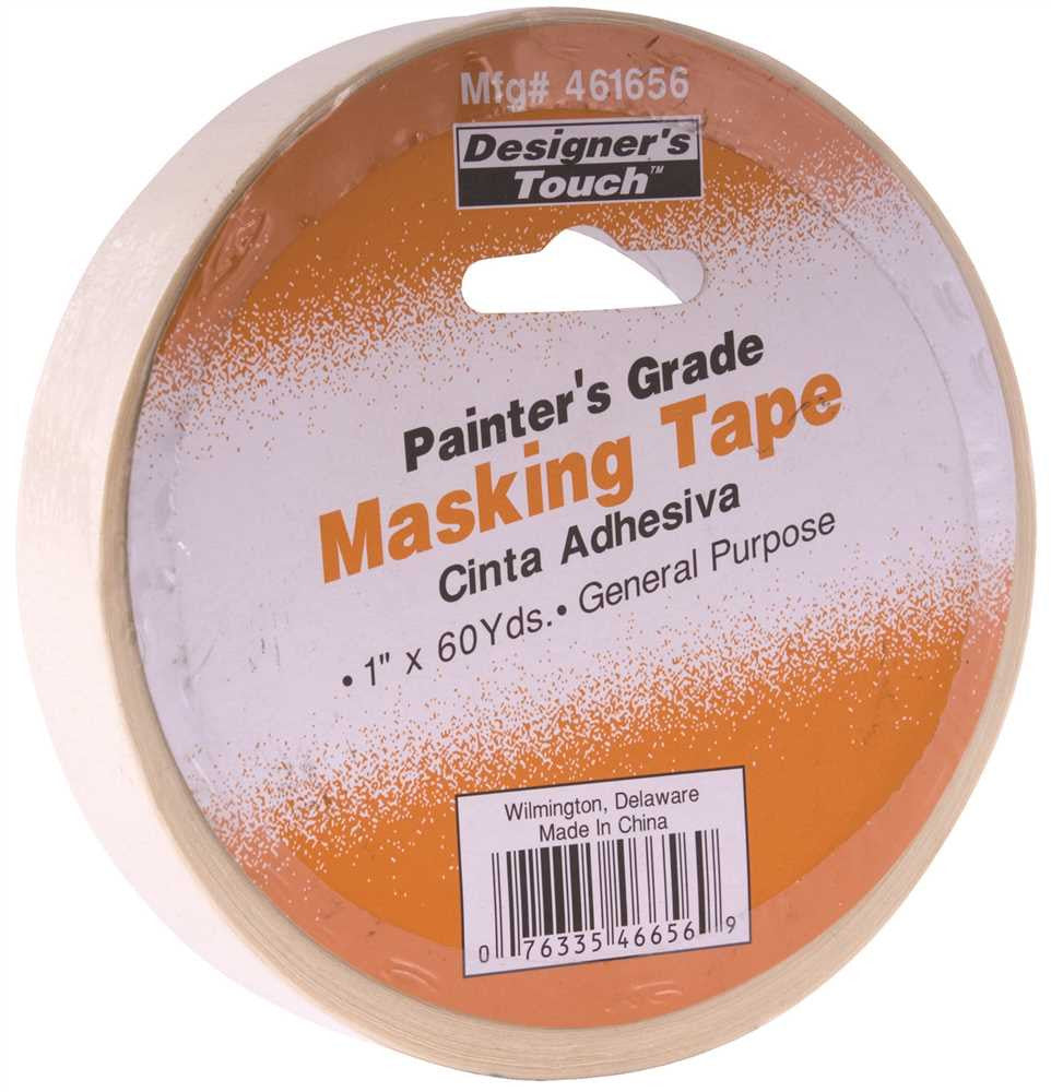 Premium Painters Grade Masking Tape 1 In. X 60 Yd.