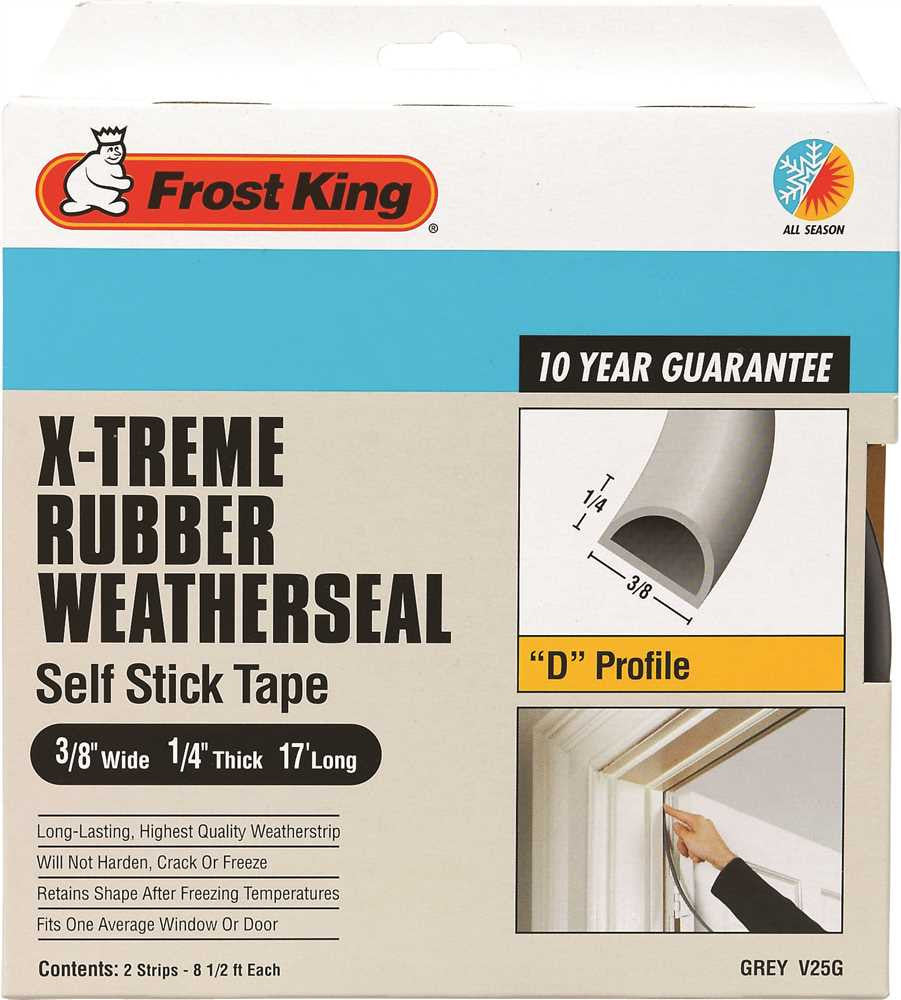 Frost King&reg; Edpm Rubber Weatherstrip Tape, Gray, 3-8" X 1-4" X 17'