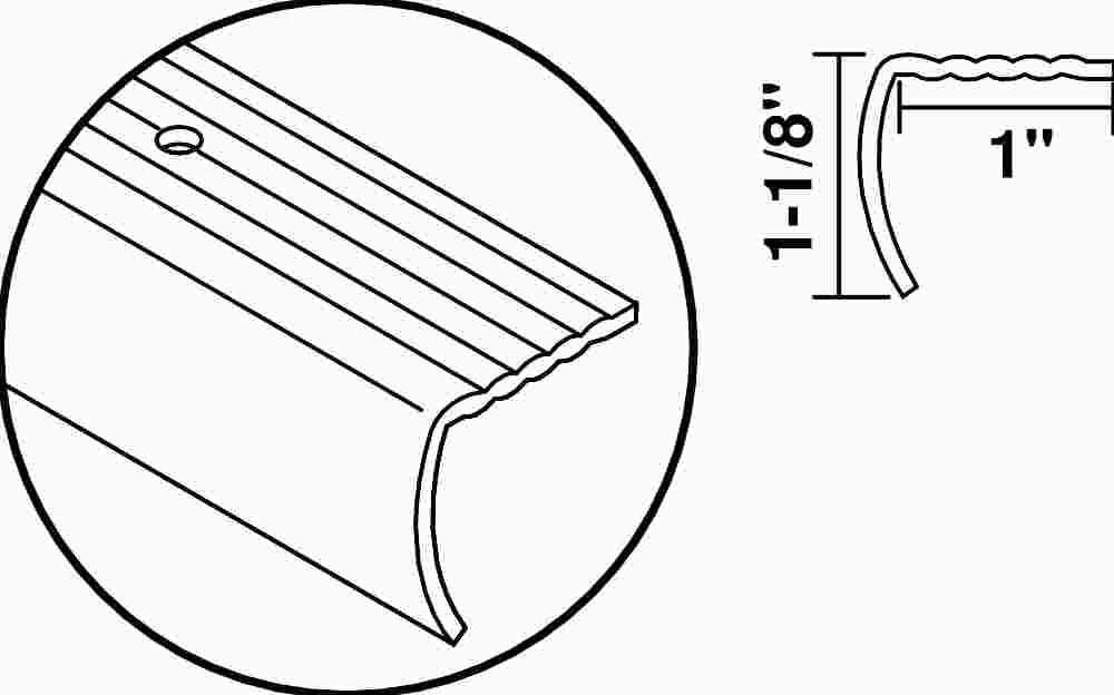 Aluminum Stair Nosing