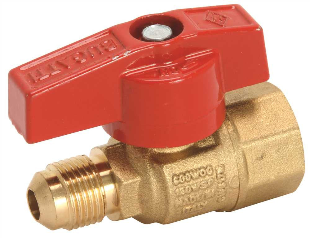 Premier Gas Ball Valve Fip X Flare 1-2" X 3-8"