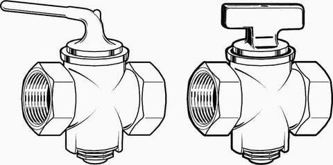 Gas Lever Handle 1-2"