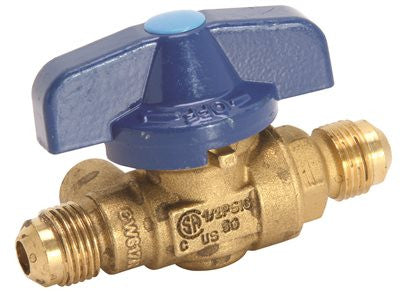 Safety Push Gas Ball Valve 3-8" Fip With Side Tap