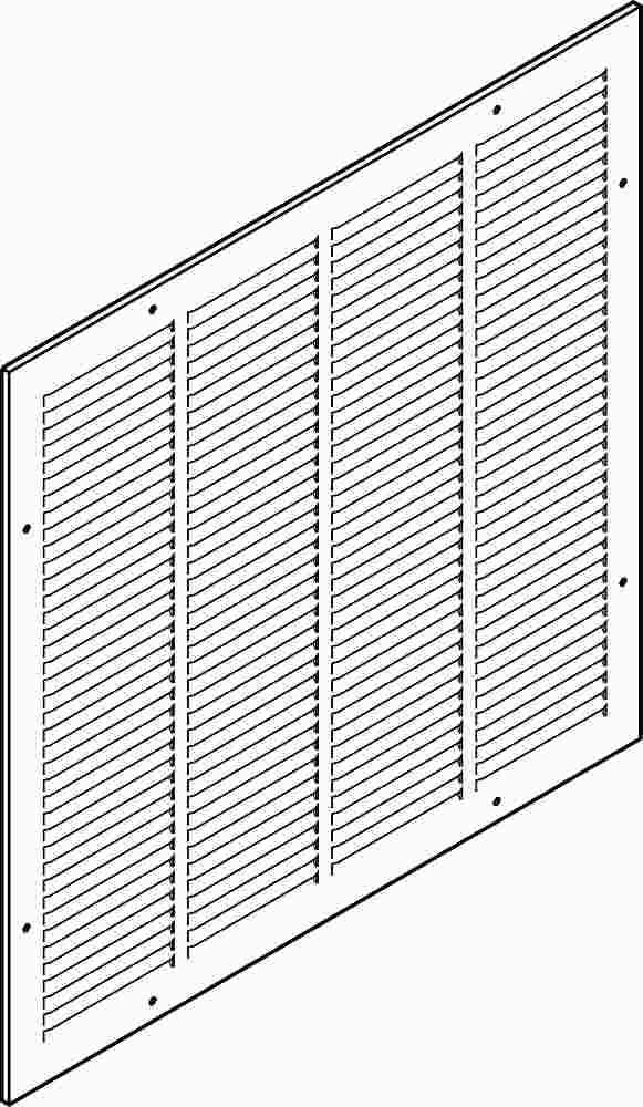 Sidewall Return Air Grille 8 In. X 6 In. White