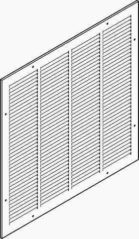 Sidewall Return Air Grille 8 In. X 6 In. White