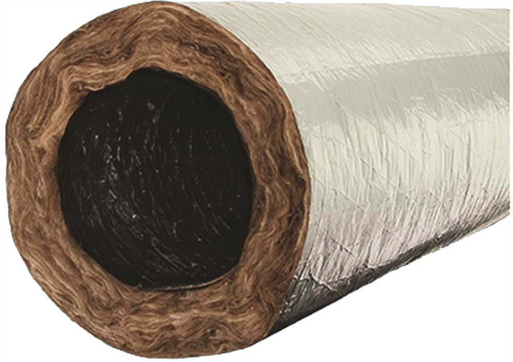 Flex Duct 6 In. Diameter, R 4.2 Insulation Value, 25 Ft. Length