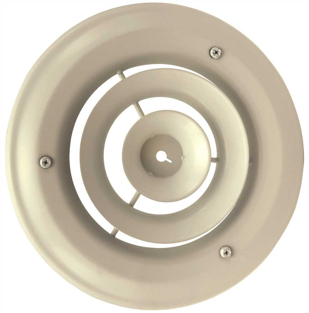 Round Ceiling Diffuser 6" White