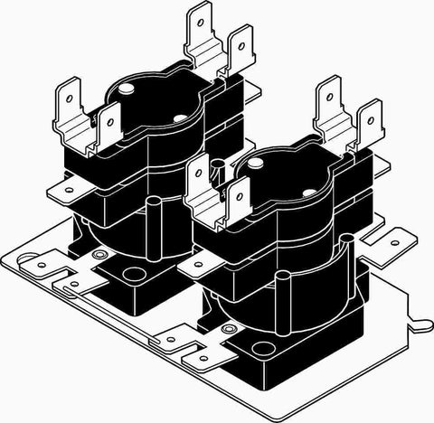 Garrison&reg; Double-timing 4-switch Fan And Electric Heat Sequencer, 24 Volts