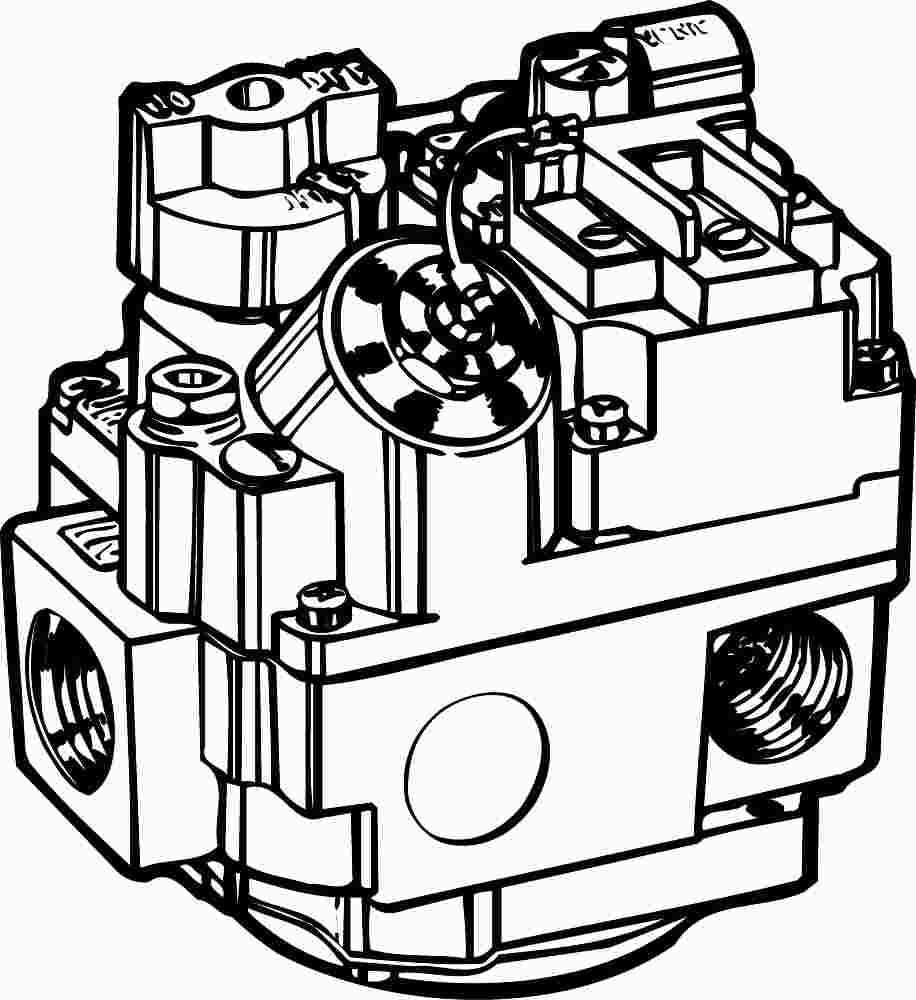 Robertshaw&reg; Millivolt Gas Valve, 250 To 750 Millivolts