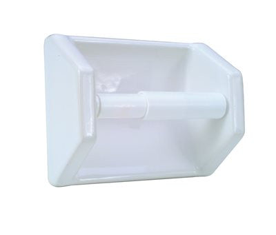 Ceramic Toilet Tissue Holder- Slip On Clip