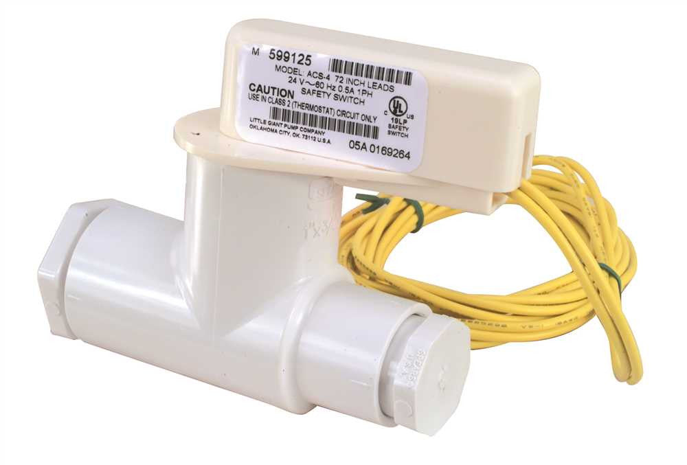 In Line A-c Auxiliary Safety Switch, 24 Vac, 72 In Lead Wire