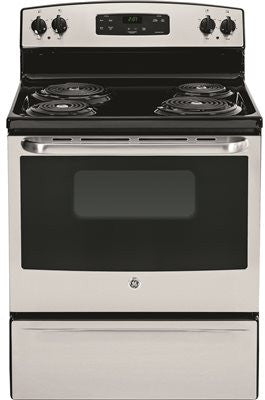 Ge&reg; 30-inch 5 Cu.ft. Free-standing Electric Range, Stainless