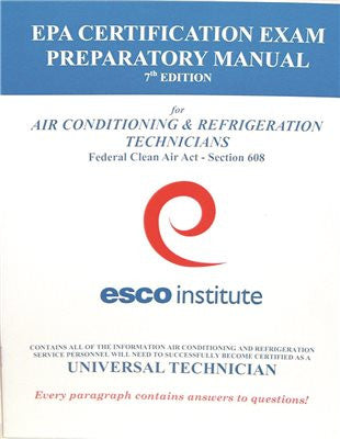 Hvac Epa 608 Certification Preparatory Manual (english)