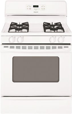 Hotpoint&reg; 30-inch 4.8 Cu. Ft. Free-standing Gas Range, White