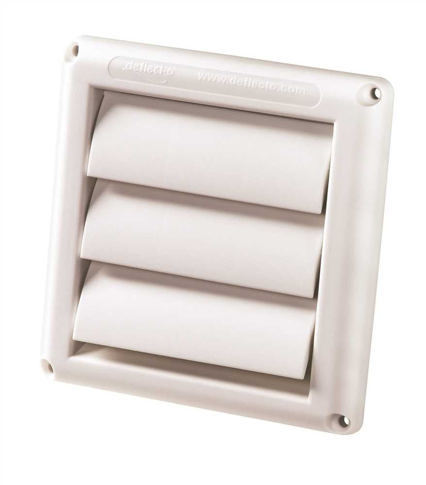 Vent Louver Hood 4 In. White