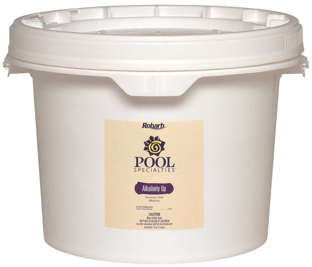 Robarb&trade; Pool Specialties Alkalinity Up, 25-lb. Pail