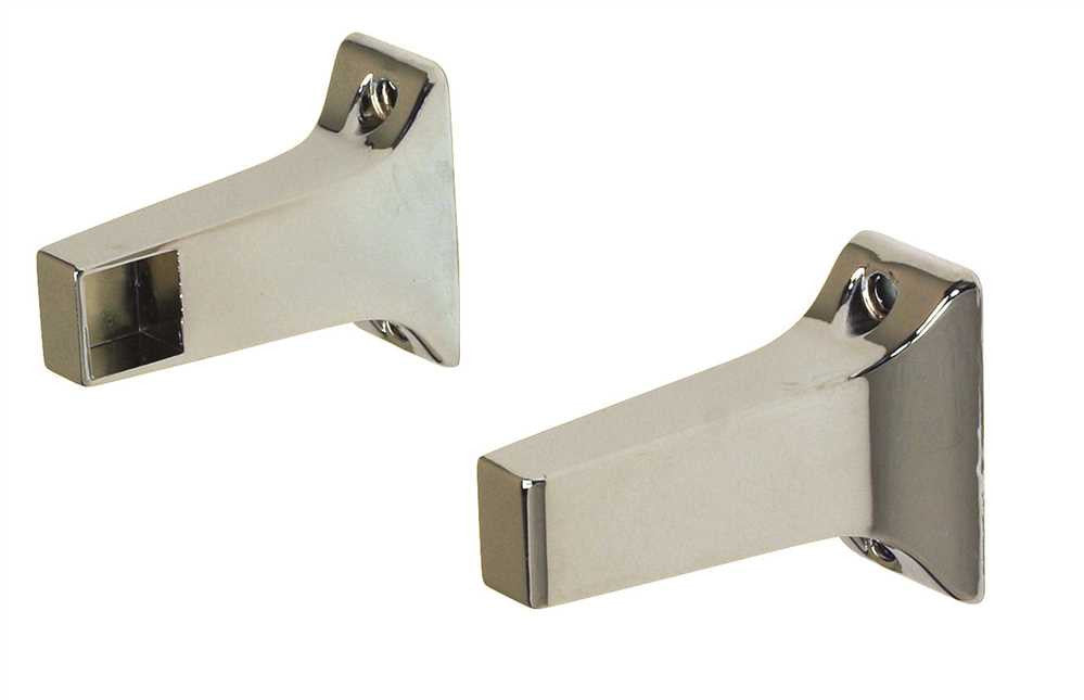 Towel Bar Bracket Exposed Screw 5-8 In.