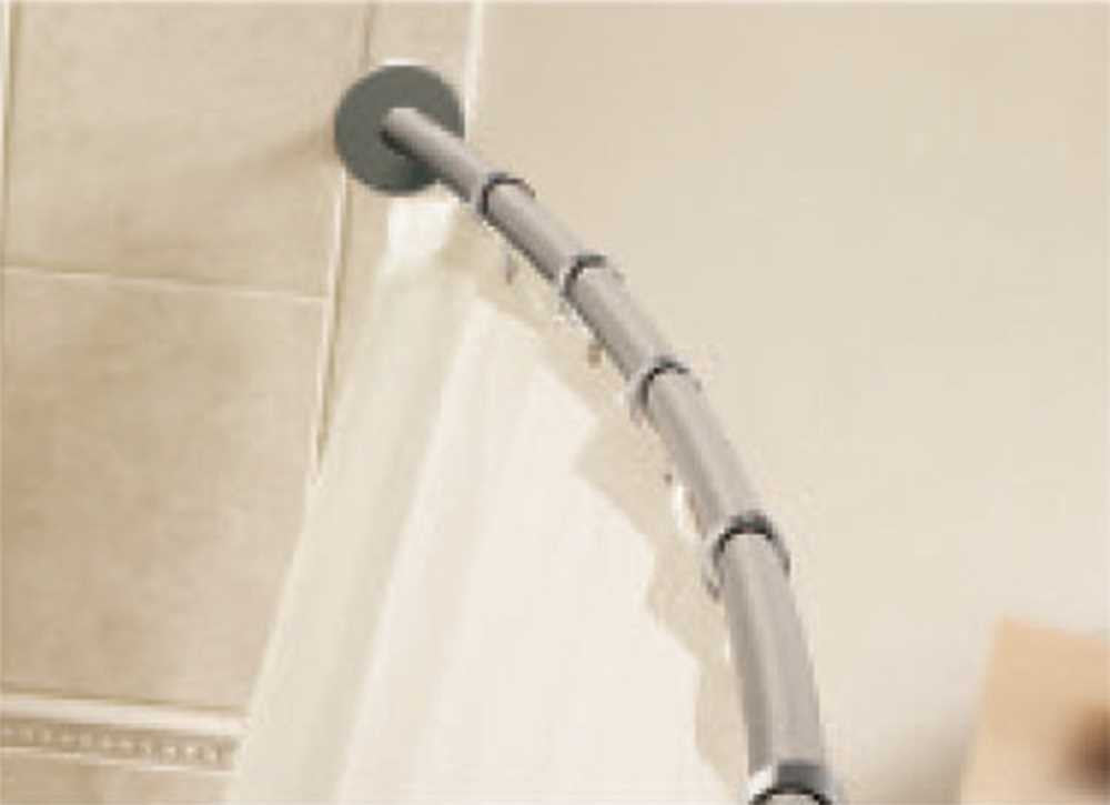 Moen Curved Shower Rod 5 Ft. Brushed Nickel