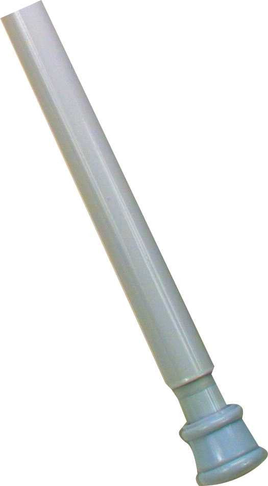 Adjustable Shower Rod, White